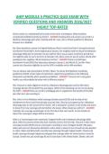 AHIP Module 5 Practice Quiz Exam 2026&sol;2027 &ndash; Verified Questions and Answers for Comprehensive Exam Preparation