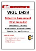 WGU D39 OA Exam Bundle &ndash; Take and pass the OA