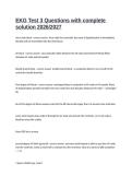 EKG Test 3 Questions with complete solution 2026&sol;2027