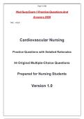 Med Surg Exam 1 Practice Questions And &NewLine;Answers 2026