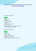 ICEMA Treatment Protocols Questions and Answers with Verified&NewLine;Solutions &vert; Latest 2026 Update
