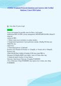 ICEMA Treatment Protocols Questions and Answers with Verified&NewLine;Solutions &vert; Latest 2026 Update