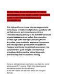 NR 509 FINAL EXAM ADVANCED PHYSICAL &NewLine;ASSESSMENT TEST BANK &lpar;LATEST 2026-2027&rpar;  &NewLine;Q&AS WITH VERIFIED RATIONALES &ndash; &NewLine;CHAMBERLAIN 