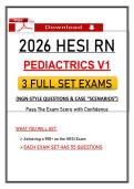 HESI&lowbar;RN&lowbar;Pediatrics&lowbar;V1