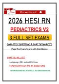 2026 HESI RN PEDIACTRICS V2 &lpar;NGN-STYLE QUESTIONS & CASE &OpenCurlyDoubleQuote;SCENARIOS&rdquo;&rpar;