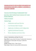 INSURANCESUITE DEVELOPER FUNDAMENTALS &lpar;QUESTIONS WITH 100&percnt; CORRECT ANSWERS&rpar; A&plus; GRADED VERIFIED