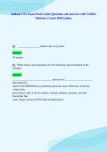 Indiana CNA Exam Study Guide Questions and Answers with Verified&NewLine;Solutions &vert; Latest 2026 Update