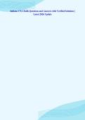 Indiana CNA Skills Questions and Answers with Verified Solutions &vert;&NewLine;Latest 2026 Update