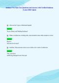 Indiana CNA State Test Questions and Answers with Verified Solutions&NewLine;&vert; Latest 2026 Update