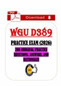 WGU D389 Practice Exam &lpar;PDF&rpar; &vert; &lpar;2026&rpar; Exam Questions &vert; Practice Test &vert; WGU&comma; Western Governors University