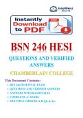 BSN 246 HESI Health Assessment V1 Exam 2026&sol;2027 ACTUAL EXAM  TEST BANK QUESTIONS AND VERIFIED ANSWERS  Complete A&plus; Guide