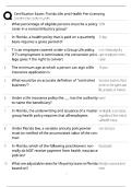 Florida Life and Health Pre-licensing Exam &sol; Score 100&percnt; &sol; 2025-2026 Update&NewLine;&NewLine;
