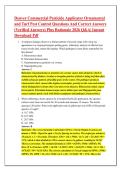 Denver Commercial Pesticide Applicator Ornamental &NewLine;and Turf Pest Control Questions And Correct Answers &NewLine;&lpar;Verified Answers&rpar; Plus Rationale 2026 Q&A&vert; Instant &NewLine;Download Pdf 