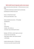 FMST 314 MTI Exam &num;1 Questions with correct answers