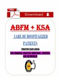 ABFM Behavioral Health Knowledge Self-Assessment &lpar;KSA&rpar; &lpar;PDF&rpar; &vert; &lpar;2026&rpar; Practice Exam &vert; Family Medicine &vert; ABFM&comma; AAFP