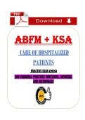ABFM Behavioral Health Knowledge Self-Assessment &lpar;KSA&rpar; &lpar;PDF&rpar; &vert; &lpar;2026&rpar; Practice Exam &vert; Family Medicine &vert; ABFM&comma; AAFP