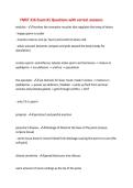 FMST 316 Exam &num;1 Questions with correct answers