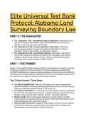 S-Tier 2026&sol;2027 Alabama Land Surveying Boundary Law Test Bank &vert; ALTA&sol;NSPS Mastery &lpar;66&plus; Qs&rpar;