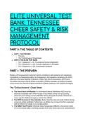 S-Tier Elite Universal Test Bank&colon; Tennessee Cheer Safety&comma; Risk Management & Regulatory Protocol &lpar;NFHS&sol;TSSAA 2026&sol;2027&rpar;
