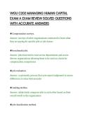WGU C202 MANAGING HUMAN CAPITAL&NewLine;EXAM A EXAM REVIEW SOLVED QUESTIONS&NewLine;WITH ACCURATE ANSWERS