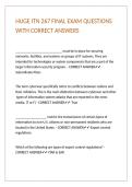 HUGE ITN 267 FINAL EXAM QUESTIONS WITH CORRECT ANSWERS