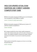 WGU C215 UPDATED ACTUAL EXAM&NewLine;QUESTIONS AND CORRECT ANSWERS&NewLine;COMPLETE STUDY GUIDE