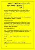 ASE G1 QUESTIONS &NewLine;AND ANSWERS 2026 - &NewLine;2027