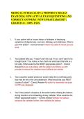 MEDICAL-SURGICAL RN A PROPHECY RELIAS&NewLine;EXAM 2026 &vert; NEW ACTUAL EXAM QUESTIONS AND&NewLine;CORRECT ANSWERS &vert; NEW UPDATE 2026&sol;2027 &vert;&NewLine;GRADED A&plus; &vert; 100&percnt; PASS&period;