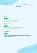 KDChi Exam 1 Questions and Answers with Verified Solutions &vert; Latest&NewLine;2026 Update