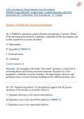 APEA Psychiatric-Mental Health Nurse Practitioner PMHNP Exam 2026&sol;2027 Actual Exam &vert; Verified Questions with NGN Integration for Certification &vert; Pass Guaranteed - A&plus; Graded