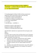 HECM EXAM QUESTIONS WITH CORRECT&NewLine;ANSWERS &ndash; LATEST UPDATE 2026&sol;2027 &vert; GRADED&NewLine;A&plus; &vert; GUARANTEED PASS&excl;&excl;&NewLine;
