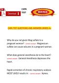 CAPA Test Questions and Answers &ndash; Graded A&plus; Comprehensive Certification Study Guide