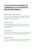 WGU D075 OBJECTIVE ASSESSMENT 200&NewLine;COMPREHENSIVE TEST PAPER QUESTIONS&NewLine;AND SOLUTIONS GRADED A&plus;