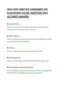 WGU D075 OBJECTIVE ASSESSMENT 200&NewLine;EXAM REVIEW SOLVED QUESTIONS WITH&NewLine;ACCURATE ANSWERS&NewLine;