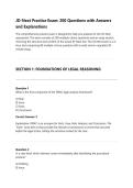 JD-Next Practice Exam&colon; 200 Questions with Answers and Explanations