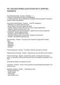 PN 1005 MIDTERMS QUESTIONS WITH VERIFIED ANSWERS