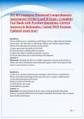 ATI RN Capstone Proctored Comprehensive Assessment Forms A and B Exam &vert; Complete Test Bank with Practice Questions&comma; Correct Answers & Rationales &vert; Latest NGN Format-Updated 2026&sol;2027