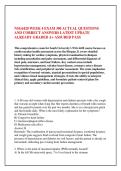 NSG6420 WEEK 4 EXAM 300 ACTUAL QUESTIONS &NewLine;AND CORRECT ANSWERS LATEST UPDATE &NewLine;ALREADY GRADED A&plus; ASSURED PASS 
