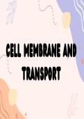 Presentation Biology AS level cell membrane topic