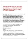 BIOS252 LAB FINAL EXAM 300 ACTUAL &NewLine;QUESTIONS AND CORRECT ANSWERS &NewLine;WITH RATIONALE LATEST UPDATE &NewLine;ALREADY GRADED A&plus; 