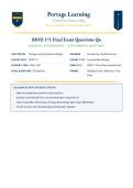 BIOD 171&sol; BIOD171 Final Exam &vert; Complete Q&A with Verified Answers and Detailed Rationales &vert; Essential Microbiology with Lab  Comprehensive Final Exam Review &vert; A&plus; Graded &vert; Portage