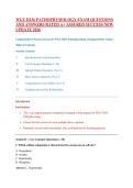 WGU D236 Pathophysiology Exam Questions and Answers Rated A&plus; Assured Success New Update 2026