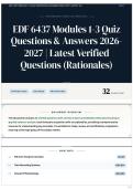 EDF 6437 Modules 1-3 Quiz Questions & Answers 2026&sol;2027 &vert; Latest Verified Questions &lpar;Rationales&rpar;