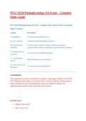 WGU D236 Pathophysiology OA Exam &ndash; Complete Study Guide