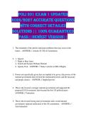POLI 201 EXAM 1 UPDATED &NewLine;2026&sol;2027 ACCURATE QUESTIONS &NewLine;WITH CORRECT DETAILED &NewLine;SOLUTIONS &vert;&vert; 100&percnt; GUARANTEED &NewLine;PASS&vert;&vert;NEWEST VERSION&vert;&vert; 