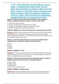 17-70 &ndash; NY Independent General Adjuster License Exam &vert; Comprehensive Study Guide&comma; Practice Exam&comma; Exam Questions & Answers&comma; Exam Prep Test Bank&comma; Property & Casualty Claims&comma; Insurance Law&comma; Policy Coverage&comma; Claims Investigation&comma; Adjusting Practices&comma; Ethics&comma; 