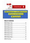CHEM 210 Biochemistry Module 1 to 8 Exams' & Final Exam &lpar;2025 &sol; 2026&rpar; Portage Learning Questions and Verified Answers&comma; 100&percnt; Guaranteed Pass &vert;&vert;Complete A&plus; Guide&NewLine;