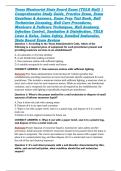 Texas Manicurist State Board Exam &lpar;TDLR Nail&rpar; &vert; Comprehensive Study Guide&comma; Practice Exam&comma; Exam Questions & Answers&comma; Exam Prep Test Bank&comma; Nail Technician Licensing&comma; Nail Care Procedures&comma; Manicure & Pedicure Techniques&comma; Nail Anatomy&comma; Infection Control&comma; Sani