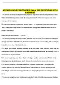  ATI Medical Surgical Proctored Exam &ndash; ATI RN Medical Surgical Nursing &ndash; Complete exam review with 100 practice questions and detailed rationales