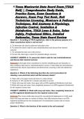 Texas Manicurist State Board Exam &lpar;TDLR Nail&rpar; &vert; Comprehensive Study Guide&comma; Practice Exam&comma; Exam Questions & Answers&comma; Exam Prep Test Bank&comma; Nail Technician Licensing&comma; Manicure & Pedicure Techniques&comma; Nail Anatomy & Physiology&comma; Infection Control&comma; Sanitation & 